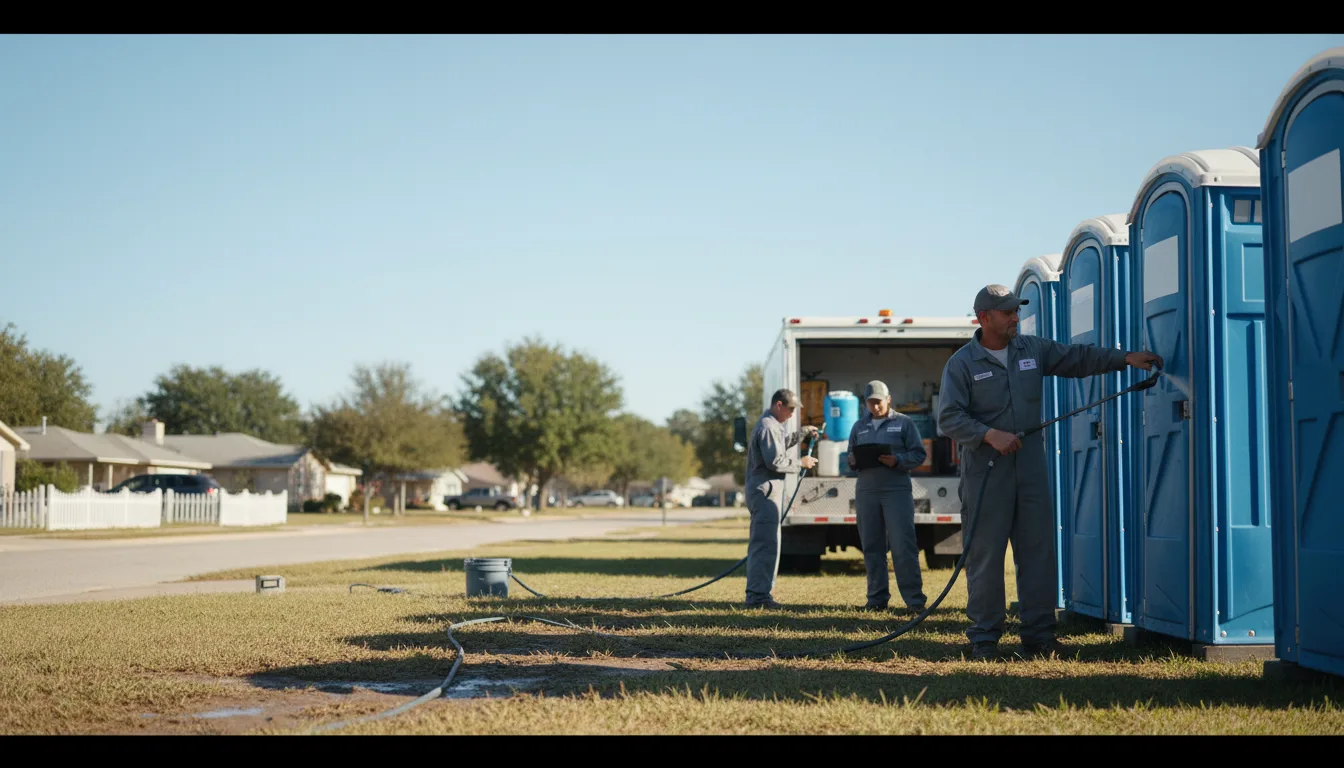 Long-Term Portable Toilet Rental in Happy, TX near me